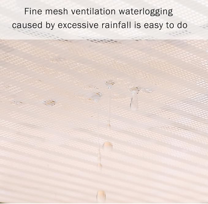 Herb Drying Rack, 3 Layer Foldable Hanging Mesh Net with Zipper, Collapsible Food Drying Fish Hanging Basket Dryer Net for Buds, Fruits, Vegetables, Herbs, Fish, Clothes, Doll(Size:M)