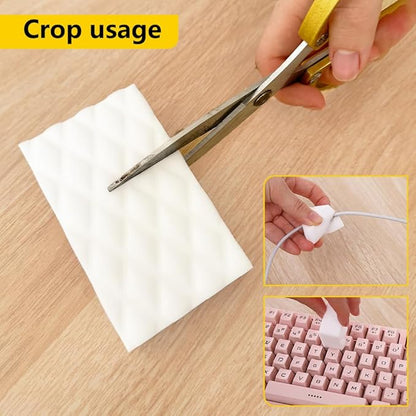Melamine Sponge,50 Pack 2X Density Magic Sponges Eraser in Bulk,Melamine Foam Cleaner for Kitchen, Bathroom,Bathtub, Sink,Furniture, Wall Cleaner