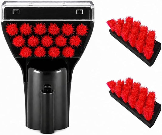 3" Tough Stain Brush Tool Nozzle for All Bissell Portable Carpet Cleaners Compatible with Little Green, SpotBot, SpotClean - Fits 1400B 2513W 1425 1400W 3860 3353 1844 2290A 9200A Series (3 Pack)