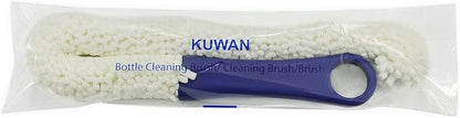 KUWAN Bottle Cleaning Brush Multi-Function Household Tools Flexible Bottle Scourer for Some Decanters, Goblets, Glasses, Cups (Long)