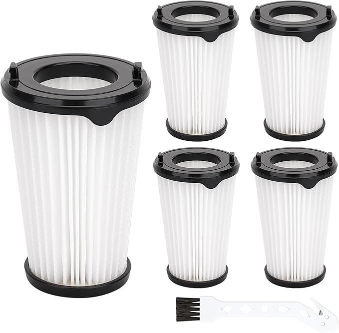 VAF-1 Replacement Filters for Electrolux Ergorapido Stick Vacuum Cleaner Standard and Pet Version PureAdvantage PureAdvantageTM Ergorapido VAF-1 Vacuum Filters, Part # EL65522-5 Pack