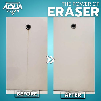 AquaClean ERASER: Professional-Grade Hard Water Spot Remover - Stubborn Stains, Mineral Deposits, and Calcium Buildup - Restore Shine and Clarity - 16oz Bottle
