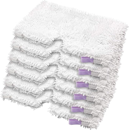 Replacement Steam Mop Pads for Shark Steam Mop Pads Compatible with S3500 Series S3501 S3601 S3550 S3901 S3801 SE450 S3801CO S3601D Steam Pocket Mop (6-Pack)