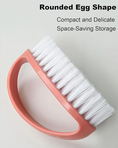 Small Scrub Brush for Cleaning - 4 Pack Scrubbing Brushes with Stiff Nylon Bristles Heavy Duty Cleaning Brush Multi-Purpose Scrub Brushes for Household Cleaning-Small Size