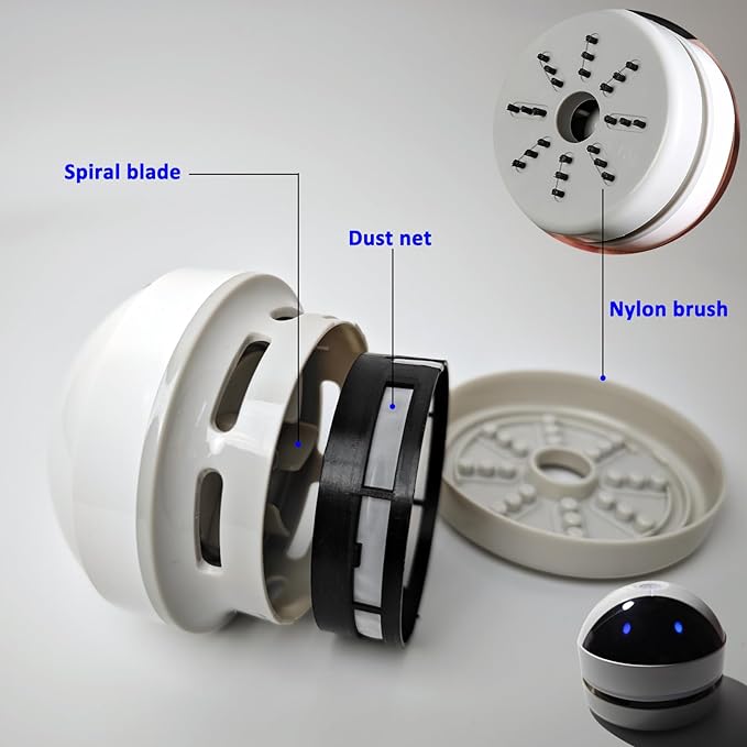 Desktop Vacuum Cleaner Mini Desk Vacuum Cleaner Portable Dust Crumb Sweeper Cute USB Vacuum for Picking up Crumbs Eraser Crumbs Pet Hairs Flakes Tiny Items on Desk Tabletop Keyboard