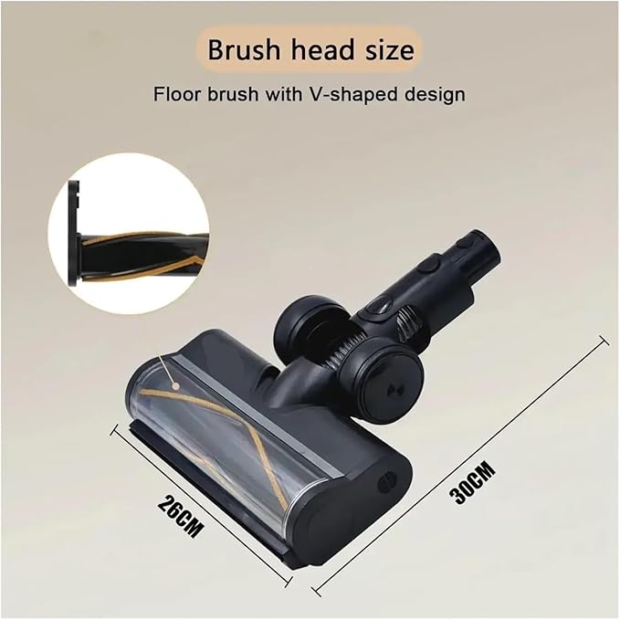 Motorized Brush，Compatible for Dreame ，R20 T20 T30 R30 V12 Pro V11SE R10 Vacuum Cleaner, with LED Light, Carpets and Hard Floors