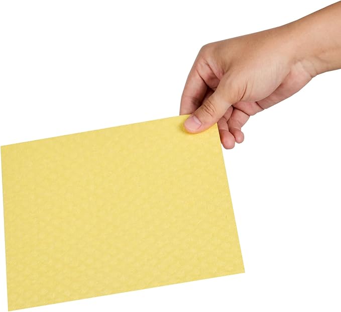 Restaurantware Swedish Dishcloths Pack of 200 Cellulose Reusable Absorbent Yellow Kitchen Towels, Washable Quick-Dry Dish Towels, Sustainable Cleaning Cloths Super-Absorbent Biodegradable Odorless