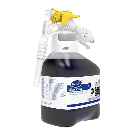 Diversey Glance NA Glass and Multi-Surface Cleaner, 1.5 L, 2/Carton