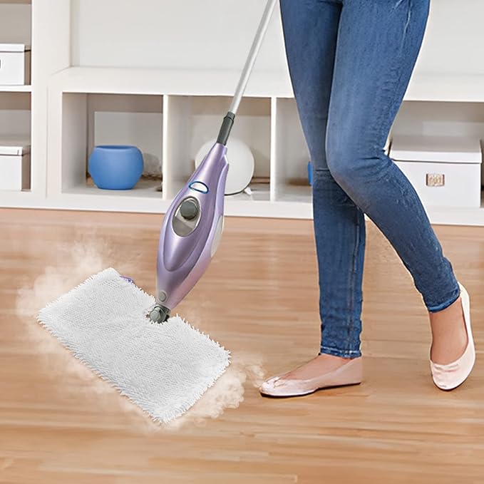 3 Pack Microfiber Steam Mop Replacement Pads for Shark Steam Mop S3500 Series S3501 S3601 S3550 S3901 SE450 S3801CO S3601D S2901 S2902 Steam Pocket Mop Pads for Floor Cleaning Reusable Shark Mop Pads