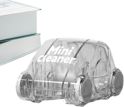 Desk Cleaner - Compact Cleaner, Desktop, Dust Collector, Crumb Remover | Lightweight Portable Cleaning Tool for School Table Office Travel Daily Use