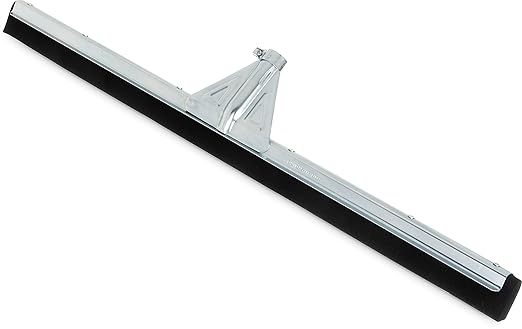 SPARTA Flo-Pac Floor Rubber Squeegee Window Squeegee with Reinforced Metal Frame for Floor, Bathroom, Kitchen, Concrete, Tile, Garage, Commercial Use, 30 Inches, Black, (Pack of 10)