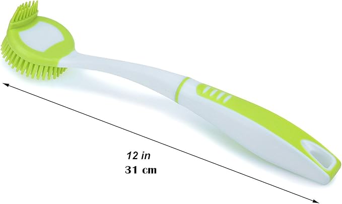 Bottle Brush Dishwashing Cleaning Brush Set, Long Handle Dish Cup Bottle Washing Scrubber for Cleaning Non-Stick Pot Pan Dish Bowl, Water Cups, Coffee Mugs