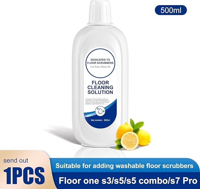 Nukisa Floor Cleaning Solution Compatible With Tineco, Deep Cleans for Multiple Hard Floors, Suitable With All Robot Vacuums with Mopping and Cordless Wet/Dry Vacuum Mop, For Cleaner Solution Refill