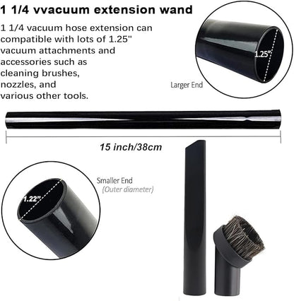 12 Pcs Vacuum Attachments Accessories for Shark Navigator Lift Away Attachments, Fit NV350 NV352 NV355 NV356E, Rotator NV500 NV501, Rocket HV301 Series Upright Vacuum, 1 1/4" (32mm) Vacuum Attachments
