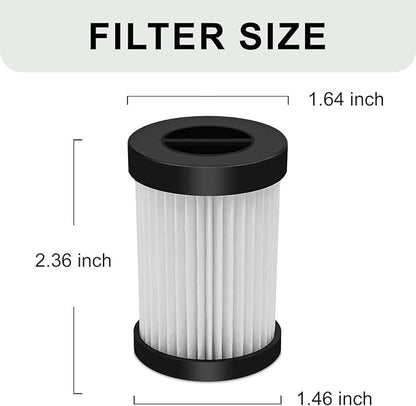 Mattress Vacuum Replacement Filter Compatible with FEPPO Mattress Vacuum Cleaner(LW-P1012).HEAP Filter-4Pack