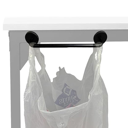 AUXPhome Under the Table Plastic Trash Bag Holder for Desk, Magnetic Grocery Bag Holder for RV,Camping, Picnics, Dorm Room Office etc - Very Suitable for Manual/Sewing use. - No Assembly, no Drilling
