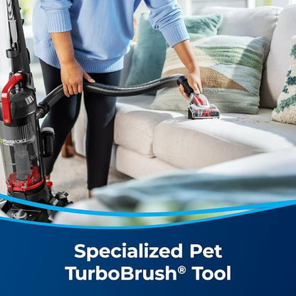 Power Force Helix Turbo Rewind Pet Bagless Upright Vacuum, Multi-Cyclonic, Lightweight, 25Ft Cord, Pet Turbo Brush