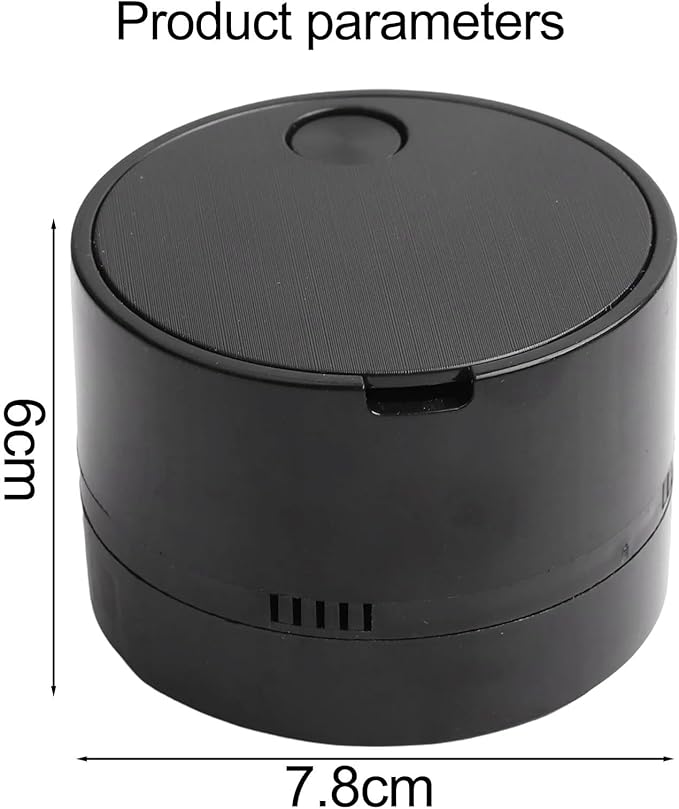 for Mini Desktop Vacuum Cleaner with High Suction Power, Portable Handheld for Vac for Crumbs and Debris on Desk, Keyboard, Sofa, Office and Home Use(Black)