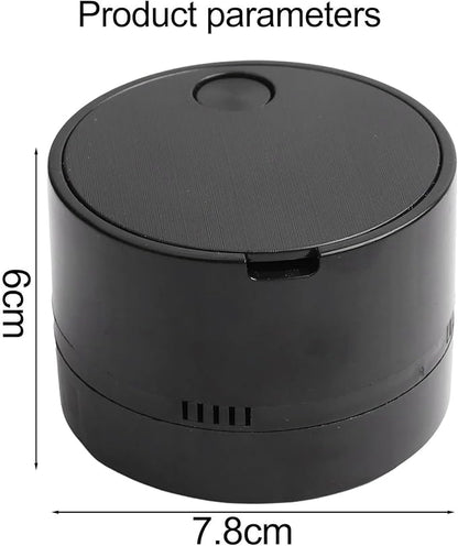 for Mini Desktop Vacuum Cleaner with High Suction Power, Portable Handheld for Vac for Crumbs and Debris on Desk, Keyboard, Sofa, Office and Home Use(Black)