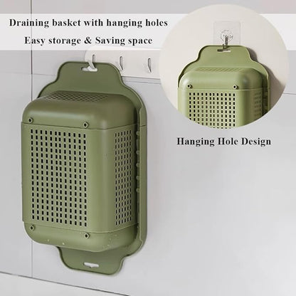 Dish Drying Rack for Kitchen Counter, Retractable Draining Basket in Sink Dish Drainers, Multipurpose Dish Dryer Rack for Inside Sink, Over The Sink Dish Racks for Cleaning & Draining the Water