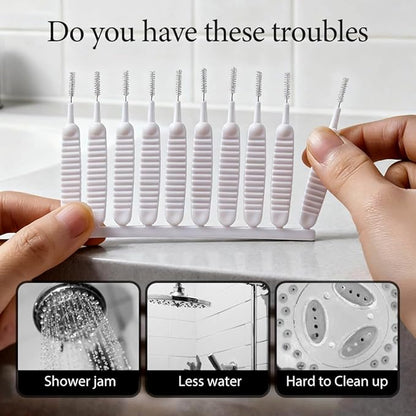 Shower Head Cleaning Brush for Small Hole, 2026 Upgrade Gap Hole Anti-Clogging Cleaning Brush, Multifunctional Shower Head Cleaning Brushes for Household Bathroom (50 Pcak)