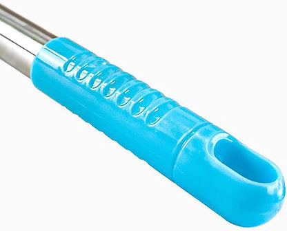 Long Handle Steel Wire Ball, 2 Pcs 12.5 Inch Stainless Steel Ball Brush for Pot, Bottle and Closestool (2)