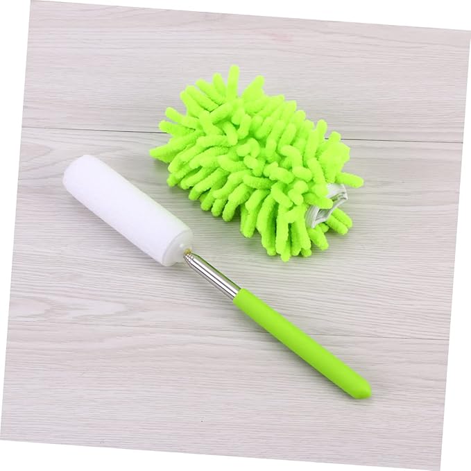 Comfortable to Hold Chenille Duster Telescopic Handle Microfiber Car Duster Extendable Soft for Ceiling Fans Blinds No Scratch