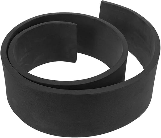 ibasenice High-Elastic Rubber Squeegee Strip Refill 59.05In for Tennis Court & Basketball Court Floor Cleaning Replacement Head Durable Sports Surface Maintenance