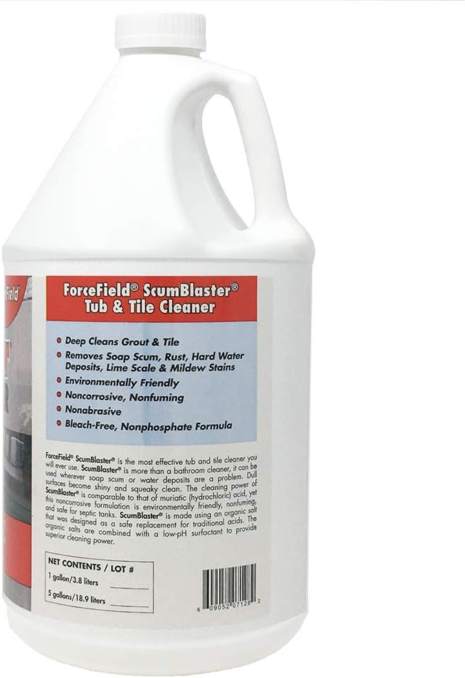 ForceField ScumBlaster Tub and Tile Cleaner Ready To Use 1 Gallon