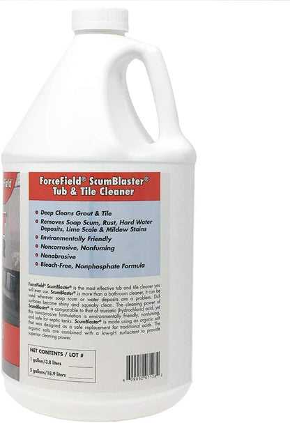 ForceField ScumBlaster Tub and Tile Cleaner Ready To Use 1 Gallon