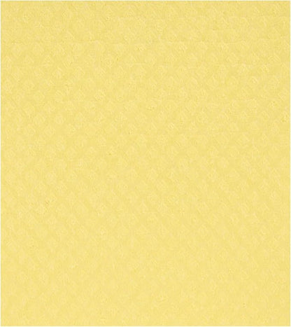 Restaurantware Swedish Dishcloths Pack of 10 Cellulose Reusable Absorbent Yellow Kitchen Towels, Washable Quick-Dry Dish Towels, Sustainable Cleaning Cloths Super-Absorbent Biodegradable Odorless