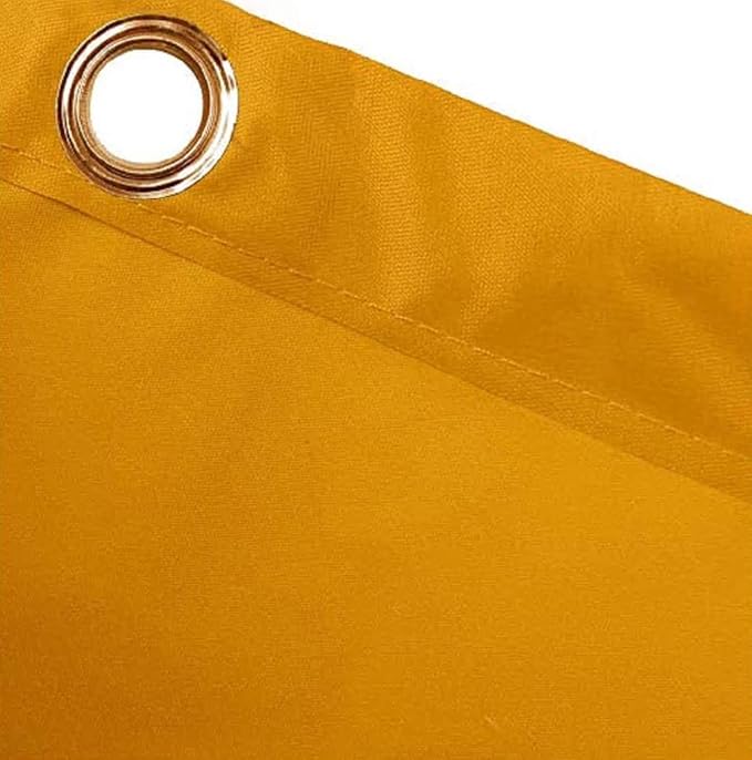 Replacement Janitorial Cart Bag, High Capacity Waterproof Thickened Housekeeping Commercial Janitorial Cleaning Cart Bag with 6 Brass Grommets - 25 Gallon (Yellow)