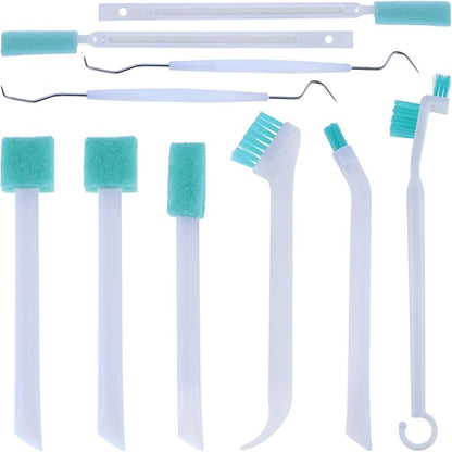 Small Cleaning Brush Set for Household, Car Vent Detailing Cleaning Stick, Humidifier Groove Bottle Gap Cleaning Tool, Crack Crevice Cleaner for Door Window Track Faucet Croner Hard Tight Spaces