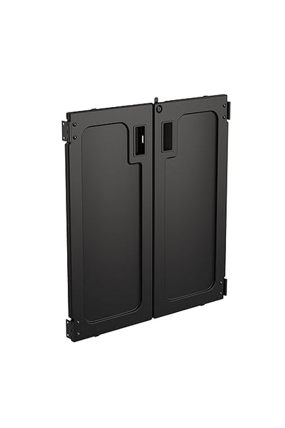 Suncast Commercial Locking Doors for Housekeeping Carts, Duable Accessory for Securing Tools and Supplies, Easy Installation, Black