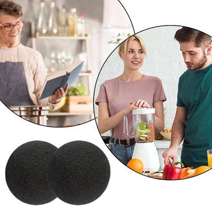 5 Pack 6.7 Inch Round Charcoal Filters for Compost Bucket, Activated Carbon Replacement Filters for Kitchen Countertop Compost Bins
