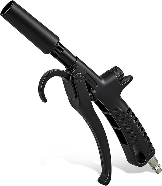 KEENTECH High-Volume Air Blow Gun with Powerful Flow Nozzle, Air Nozzle Blow Gun with Adjustable Airflow, Pneumatic Air Compressor Accessory Tool for Industrial & Household Dust Cleaning and Car