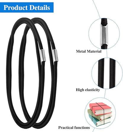 20 Pcs Garbage Can Bands, Trash Can Elastic Rubber Bands Fits 8 to 33 Gallon Trash Cans, Trash Can Bands Waste Box Holder Cabinet Loop Straps for Garbage Bag Liner Home Office School Indoor Outdoor