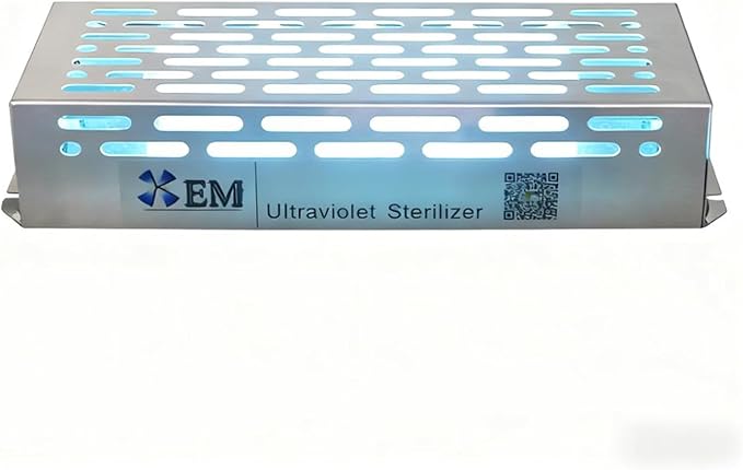 UV Light with Ozone,Wireless Remote Control & 3 Timer SettingsUV Lamp with 4 Quartz Tubes for 360° Coverage,Home Office Restaurant Hotel-Use When Unoccupied (US-007/12W-D)