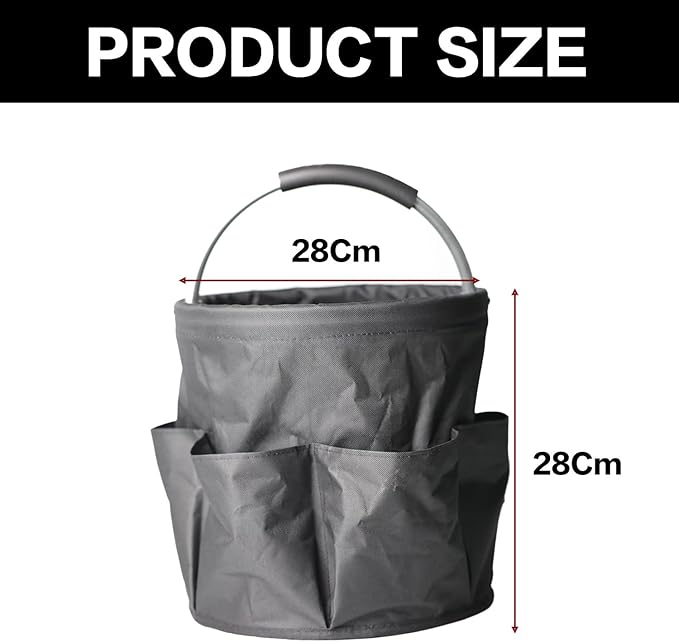 Foldable Storage Portable Multi Cleaning Bucket Bag for Home and Garden