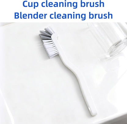 2pcs Dish Scrub Brushes with Handle for Kitchen，Small Cleaning Brush for Cup，Kitchen Sink，Blender，Crevice Cleaning Brush