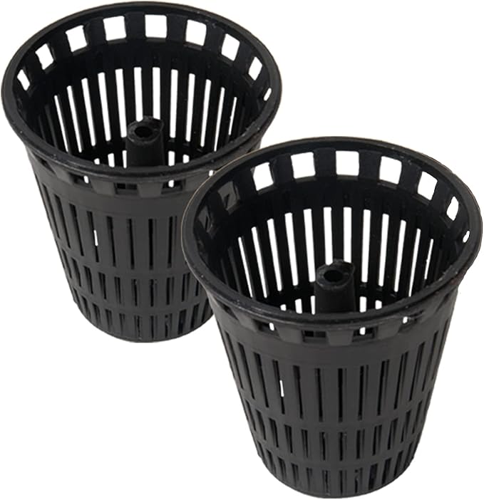 Square Shower Hair Catcher with Replacement Baskets, Shower Drain Protector in Matte Black