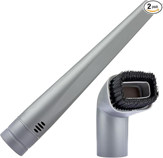 2 Pack for Shark Crevice Tool and Vacuum Dust Brush for Shark Navigator Lift-Away Vacuum Cleaner NV350, NV352, NV355, NV356E, NV370, UV440, UV440CCO, Part Number 112FFJ, 122FFJ