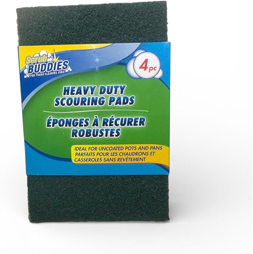 Heavy Duty scouring Pads, 4 Count