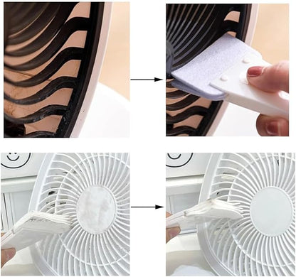 6 Pack Pedestal Fan Grille Cleaning Brush Table Fan Dust Brush Air Soffit Vents Duster Car Air Vent Duster for Tabletop Air Circulator Fan Floor Fan Stand Fan Mini Portable Fan Tower Fan
