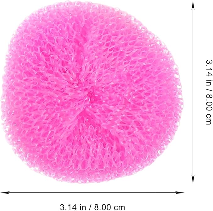 30pcs Multi-Color Kitchen Scrubbers and Pot Scrub Pads, Plastic Steel Wire Dish Cleaning Balls for Dishwashing and Kitchen Cleaning Random Color