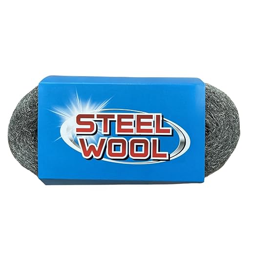 Steel Wool, 3'' x 11Ft, Grade #0000 - #4 Steel Wool, Steel Wool Mice Control - Coarse Steel Wool #1 for Remove Dirt & Grease and Clean, Steel Wool Pads for Household, Kitchen(#1)