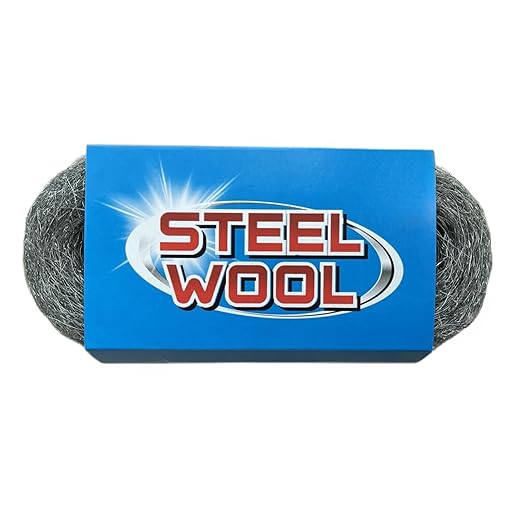 Steel Wool, 3'' x 11Ft, Grade #0000 - #4 - Mice Control & Surface Cleaning, Coarse Grade 2 for Scratch Removal & Paint Prep, Household & Kitchen Use