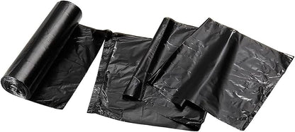 TYPLASTICS Trash Can Liner - Wholesale 1000 Count Black Garbage bags on Perforated Roll 7-10 Gallon Multipurpose for Office Bathrooms Business Home Commercial and Industrial Needs 24" x 24"