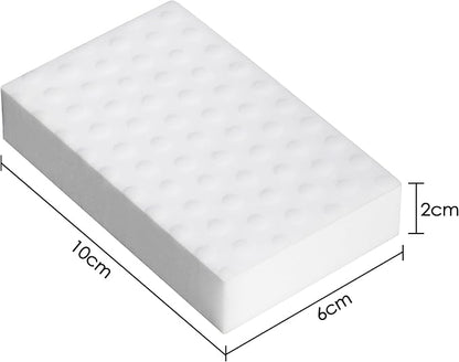 30PCS Magic Sponge Eraser - 2X Density Sponge Foam Cleaning Pads for Kitchen, Bathroom, Furniture, Leather, Floor,Car Cleaning Tool 100x60x20mm