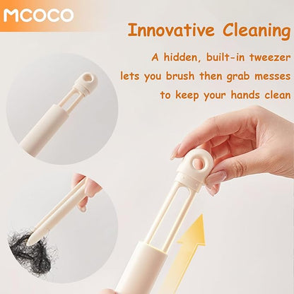 Crevice Cleaning Brush Grout Cleaner for Household use Multi-Purpose Hard Bristle Brushes Bathroom Brush for Kitchen Window Toilet Grout Bottle Sink Corners Blender Small Spaces 2 Pack White